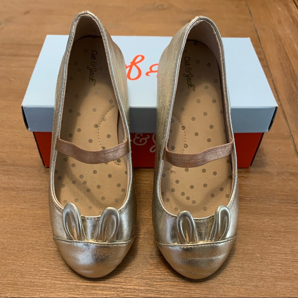 Cat & Jack | Gold Bunny Cailie Flats